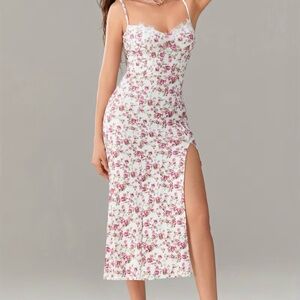 Floral Spaghetti Strap Dress